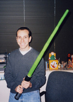 Mike with Lightsaber 