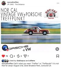 NorCal Vintage VW / Porsche Treffpunkt