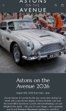 Astons on the Avenue - Car Week